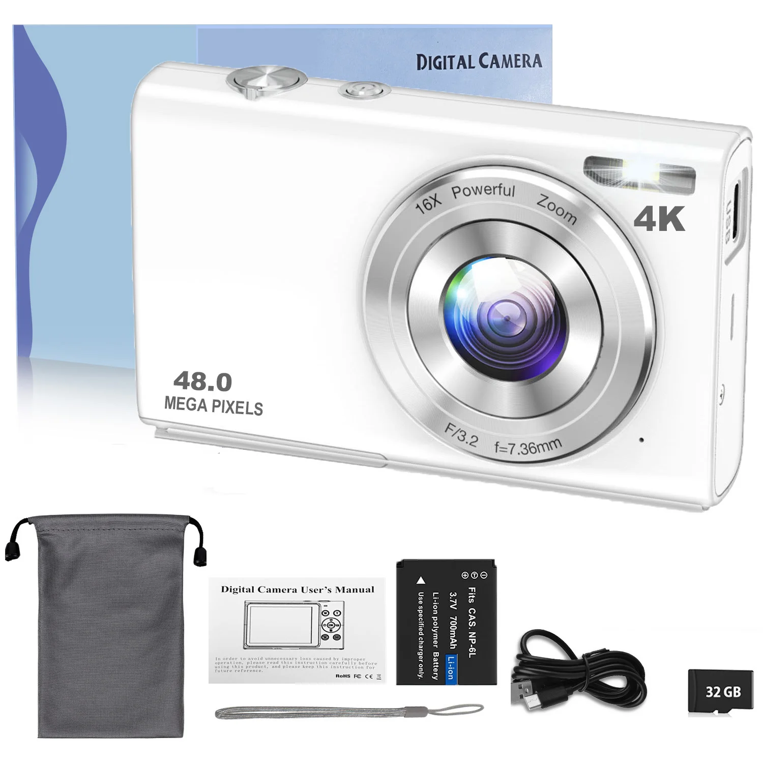 White-32G TF Card