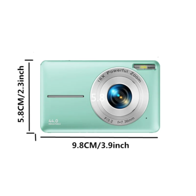 HD 1080P 2.4 inch digital Camera Rechargeable Cameras with 16x Zoom Compact Camera 44MP Cameras for kids Beginner Camera - Image 2