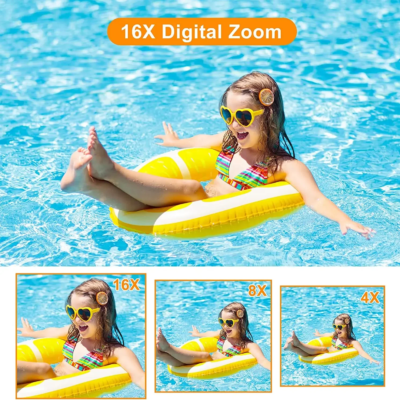 HD 1080P 2.4 inch digital Camera Rechargeable Cameras with 16x Zoom Compact Camera 44MP Cameras for kids Beginner Camera - Image 5