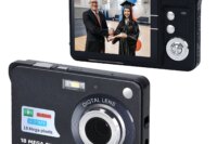 Portable 720P Digital Camera Video Camcorder 18MP Photo 8X Zoom Anti-shake 2.7 Inch Large TFT Screen Built-in Lithium Battery wi
