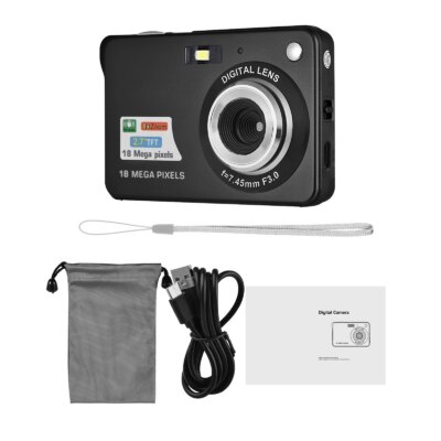 Portable 720P Digital Camera Video Camcorder 18MP Photo 8X Zoom Anti-shake 2.7 Inch Large TFT Screen Built-in Lithium Battery wi - Image 3