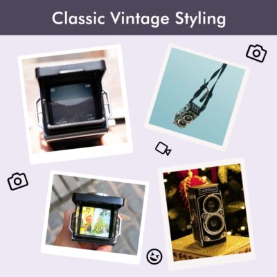 CHUZHAO Mini Digital Camera with 1.54inch Screen 1080p Video 12MP Photos  Compact Vintage Portable Recorder for Birthday Gift - Image 4