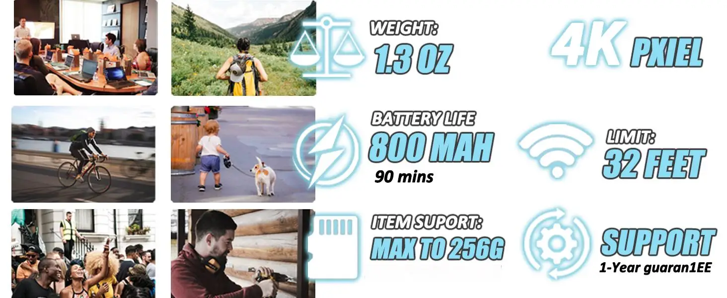 4K UHD Small Vlog Wireless Camera Home Photography Super Mini WiFi Recorder Action Cam Compatible Portable Electronic Gadgets