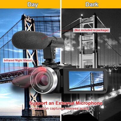 4K Digital Camera 42 Megapixels HD Digital Camera 18X Digital Zoom 3.0 inch screen With Flash Portable Video Recorder - Image 5