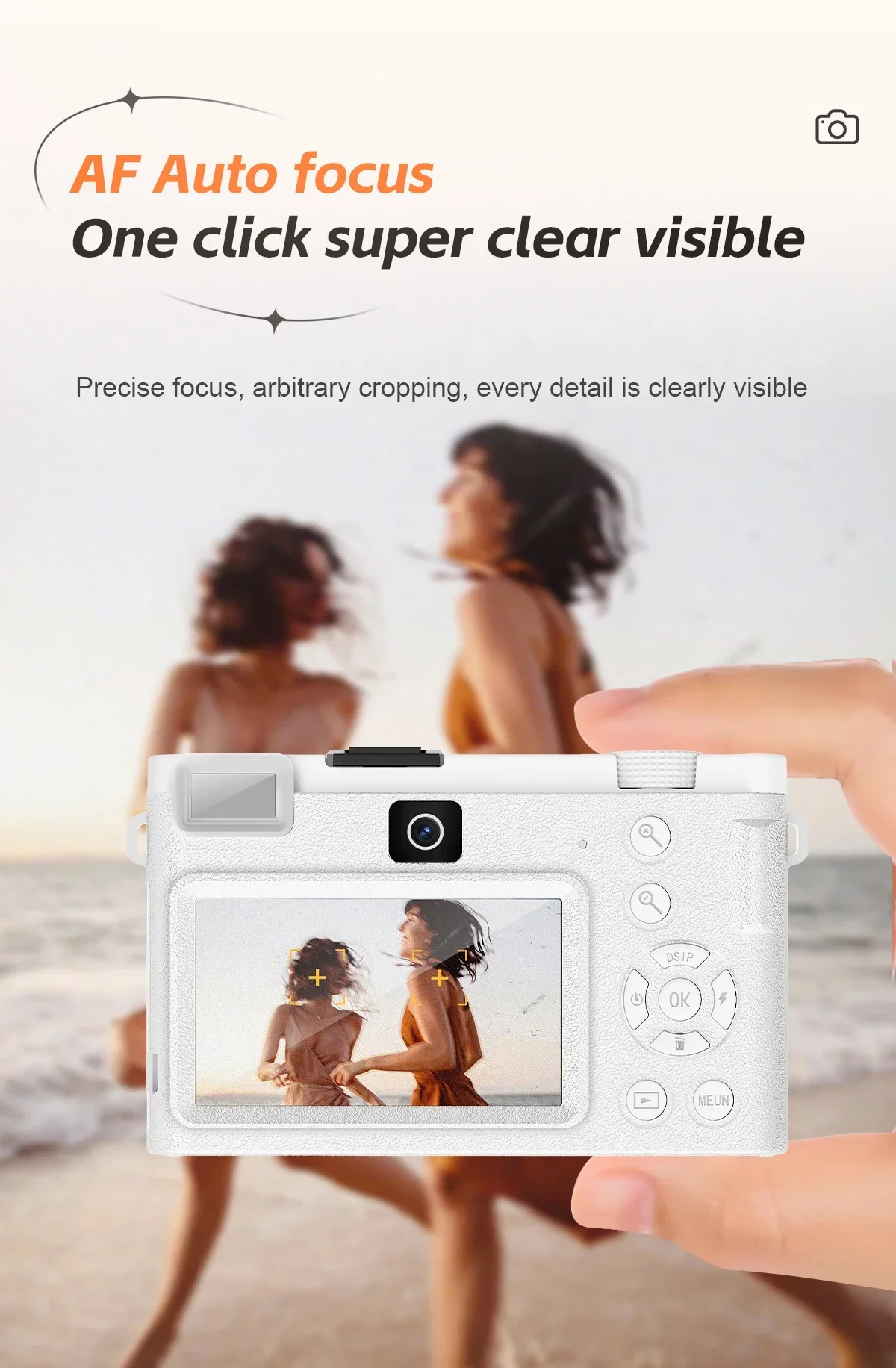 5K Professional Digital Camera WIFI Webcam Wide Angle Digital Zoom 64MP Camcorder Photography 3 Inch Screen Vlog Video Recorder