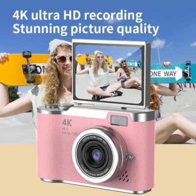 4K Digital Camera 48MP Photography Camera Video Camcorder with 8x Zoom Cameras 2.4 Inch Screen Camcorder for Kid Adult Beginners - Image 2