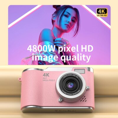 4K Digital Camera for Photography and Video Recording Cameras 48MP 2.4'' Autofocus Vlogging Compact Camera For Beginner - Image 2