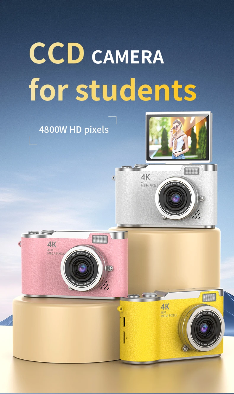 4K Digital Camera for Photography and Video Recording Cameras 48MP 2.4'' Autofocus Vlogging Compact Camera For Beginner 4K Digital Camera for Photography and Video Recording Cameras 48MP 2.4'' Autofocus Vlogging Compact Camera For Beginner