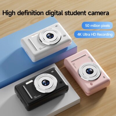 4K Digital Camera 5000W Pixel Retro CCD Portable Card Camera Entry-level Camera Dual Camera Flash 50 Million Pixels Auto Focus - Image 6