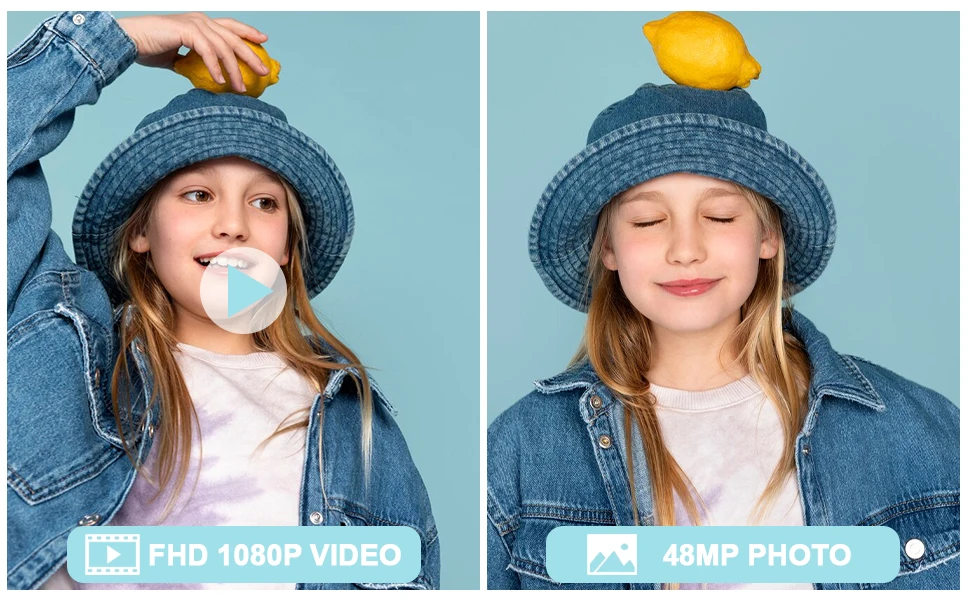 HD 1080P 2.4 inch digital Camera Rechargeable Cameras with 16x Zoom Compact Camera 48MP Cameras for kids Beginner Camera