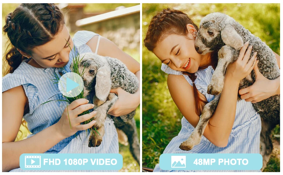 HD 1080P 2.4 inch digital Camera Rechargeable Cameras with 16x Zoom Compact Camera 48MP Cameras for kids Beginner Camera