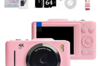 2.8 inch CCD HD 4K digital camera for Kids & students, portable and compact, perfect for family use