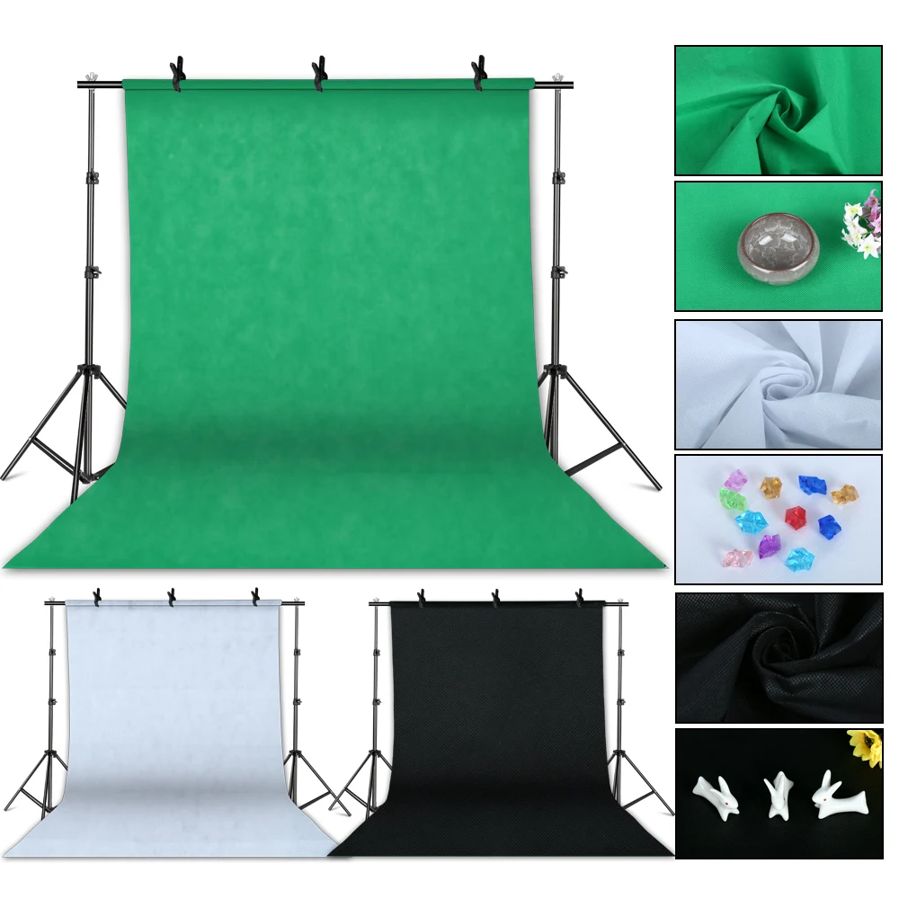 2.6X3M Photography Kit Photo Studio Softbox With Backdrops Tripod Non-Woven Fabric Suitable For Photos Home Photo Graphy 2.6X3M Photography Kit Photo Studio Softbox With Backdrops Tripod Non-Woven Fabric Suitable For Photos Home Photo Graphy