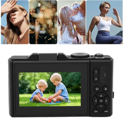 Digital Camera Smile Detection Mirrorless Camera 18X Digital Zoom Autofocus 5K 75MP HD 3 Inch Screen with USB Cable for Travel - Image 2