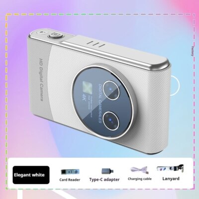 4k Hd Digital Camera For Children 18x Autofocus Point & Shoot Camcorder Cameras Vlogging Video Camera For Beginner Photography