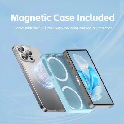 SHIMBOL CP5 Lite 5" Vlog Selfie Phone Monitor Screen 1080P FHD Phone Rear Camera Selfie Monitor for iPhone 16 15 Samsung Phone - Image 2