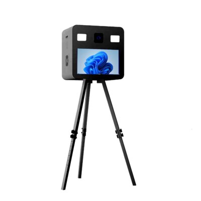 with Flight Case 21.5" Touch Screen Photo Booth Portable Tripod Selfie PhotoBooth Machine DSLR Booth for Wedding Rental Events - Image 6