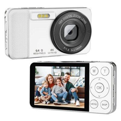 Vandlion A60 Digital Camera 2.8" TFT Screen 2000mAH Large Battery Capacity Off Screen Record Type-C OTG 4K UHD Autofocus Record