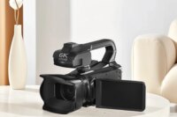 6K Digital Video Camera 64MP 4inch Touch Screen Vlogging Camera 18x Digital Zoom Camcorder for YouTube Live Streaming Vlogging