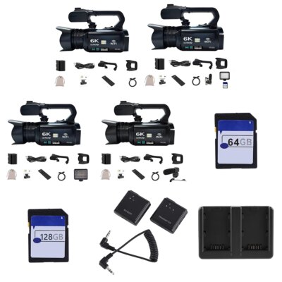 6K Digital Video Camera 64MP 4inch Touch Screen Vlogging Camera 18x Digital Zoom Camcorder for YouTube Live Streaming Vlogging - Image 4