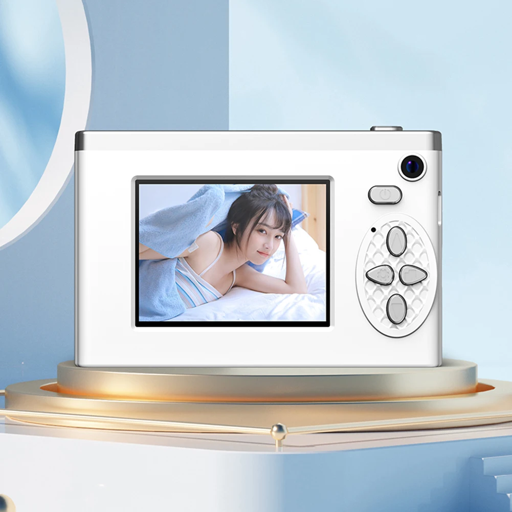 Digital Camera 8x Digital Zoom Retro Style Mini Camera Dual Lens Photography Camera 2.4inch LCD Photo Video Camera for Kids Toys