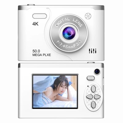 Digital Camera 8x Digital Zoom Retro Style Mini Camera Dual Lens Photography Camera 2.4inch LCD Photo Video Camera for Kids Toys - Image 6