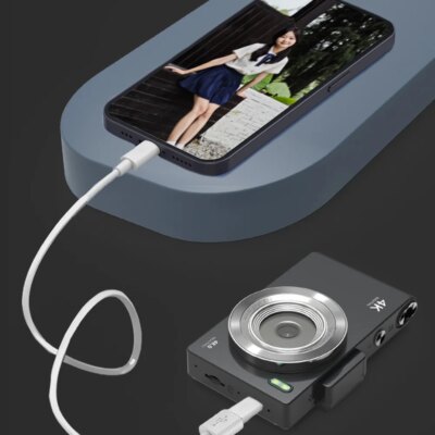 4K Digital Camera 48MP Portable CCD Camera 2.8 Inch IPS Screen Compact Small Camera with Flash Video Recorder for Teens Students - Image 4