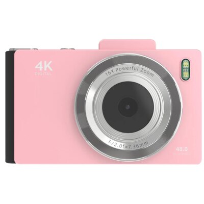 4K Digital Camera 48MP Portable CCD Camera 2.8 Inch IPS Screen Compact Small Camera with Flash Video Recorder for Teens Students - Image 2