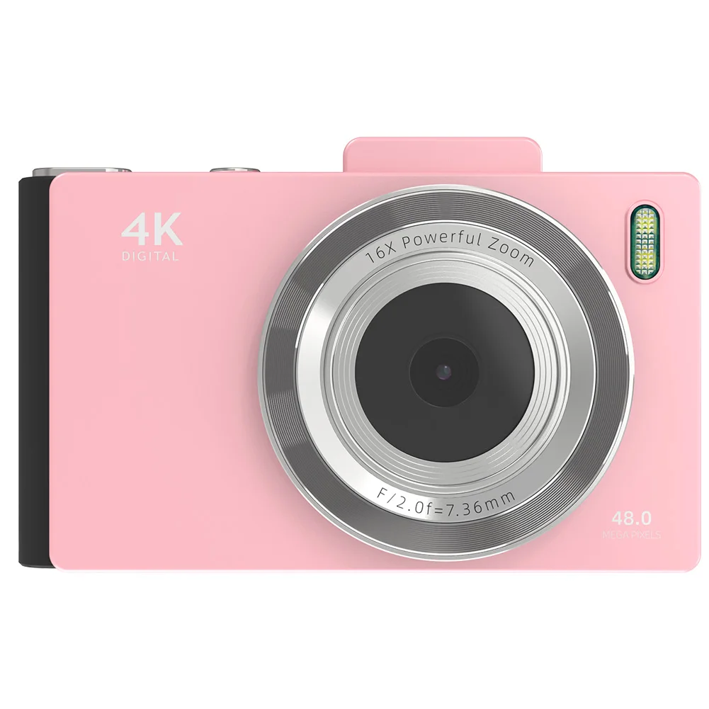 4K Digital Camera 48MP Portable CCD Camera 2.8 Inch IPS Screen Compact Small Camera with Flash Video Recorder for Teens Students 4K Digital Camera 48MP Portable CCD Camera 2.8 Inch IPS Screen Compact Small Camera with Flash Video Recorder for Teens Students