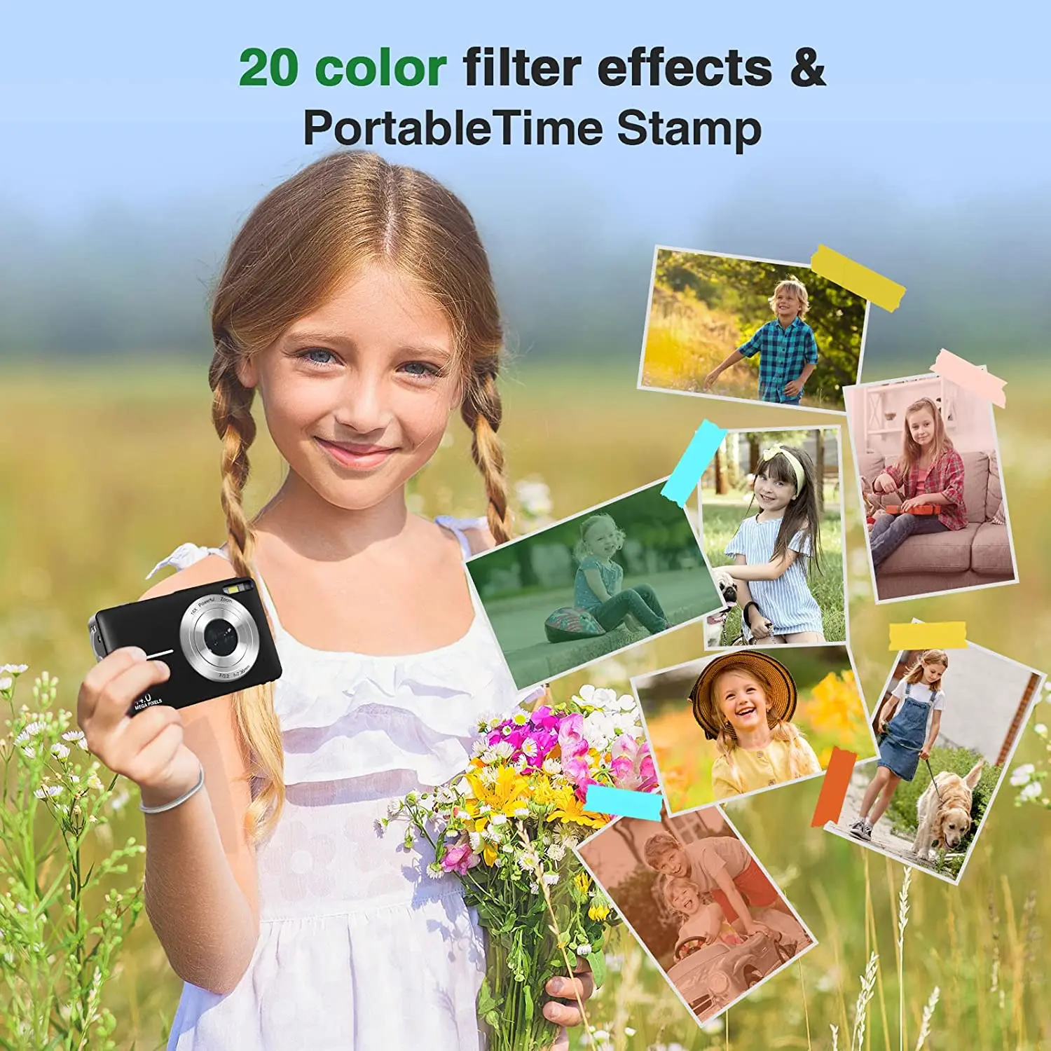 HD 1080P 2.4 inch digital Camera Rechargeable Cameras with 16x Zoom Compact Camera 44MP Cameras for kids Beginner Camera HD 1080P 2.4 inch digital Camera Rechargeable Cameras with 16x Zoom Compact Camera 44MP Cameras for kids Beginner Camera