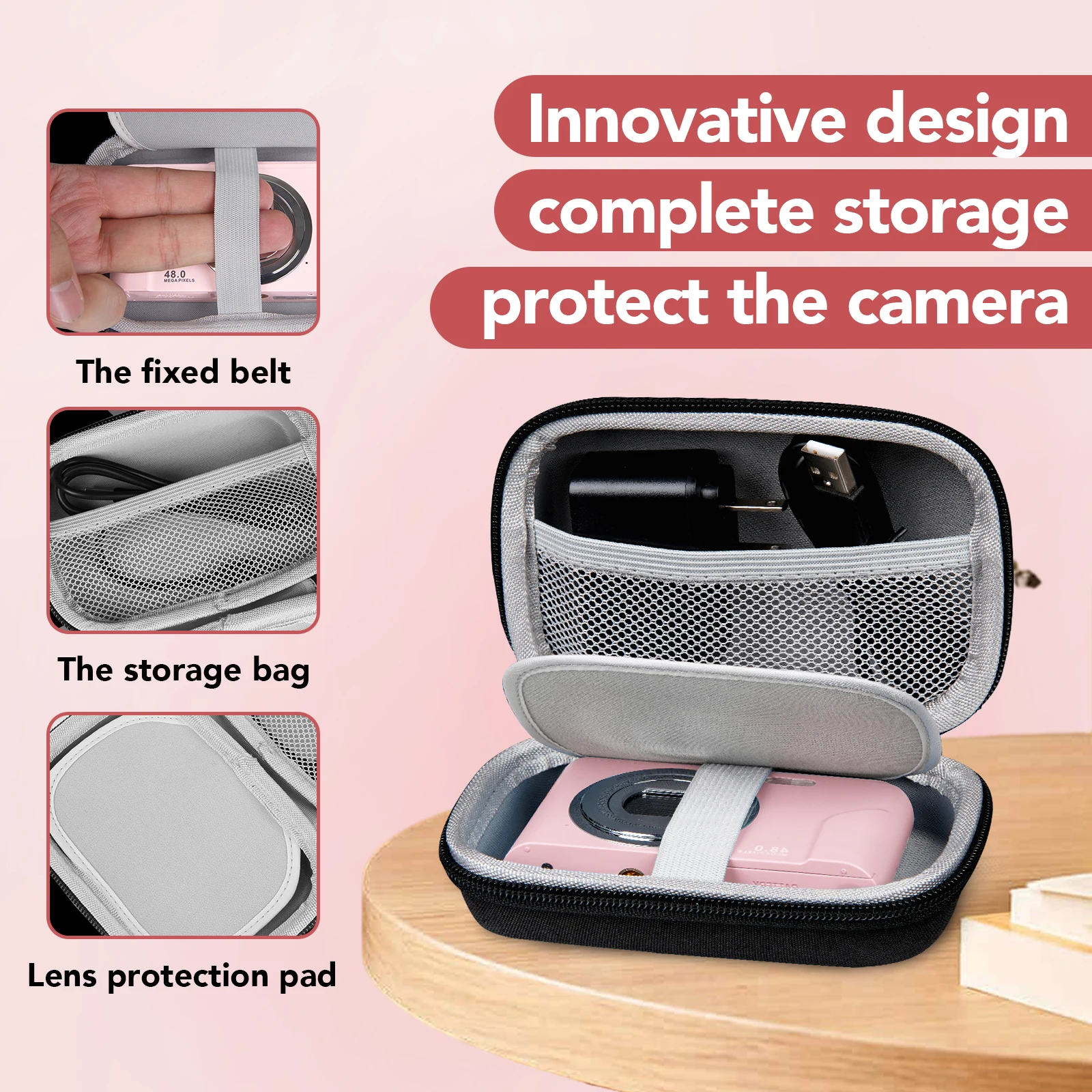 HD 1080P 2.4 inch digital Camera Rechargeable Cameras with 16x Zoom Compact Camera 44MP Cameras for kids Beginner Camera HD 1080P 2.4 inch digital Camera Rechargeable Cameras with 16x Zoom Compact Camera 44MP Cameras for kids Beginner Camera