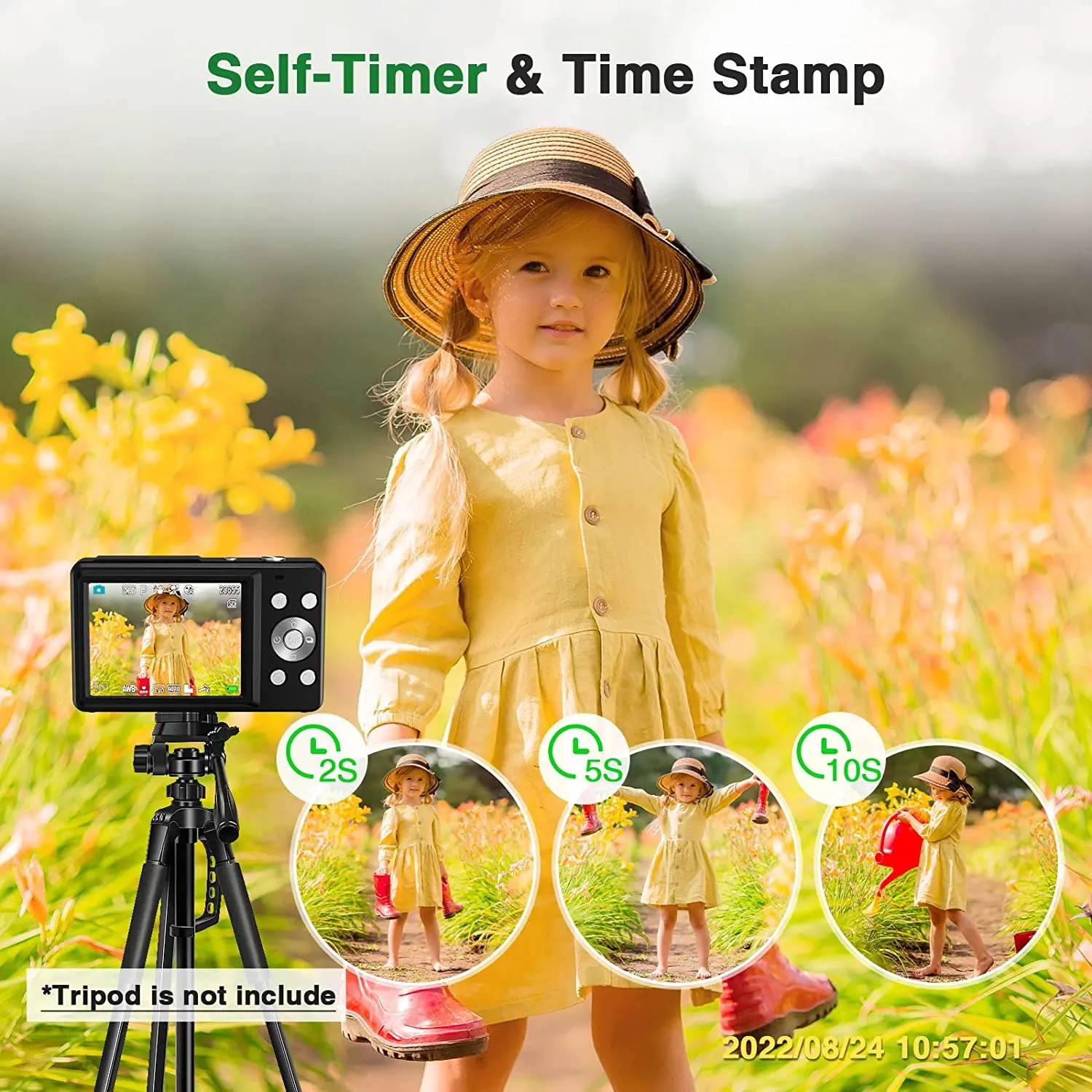 HD 1080P 2.4 inch digital Camera Rechargeable Cameras with 16x Zoom Compact Camera 44MP Cameras for kids Beginner Camera HD 1080P 2.4 inch digital Camera Rechargeable Cameras with 16x Zoom Compact Camera 44MP Cameras for kids Beginner Camera