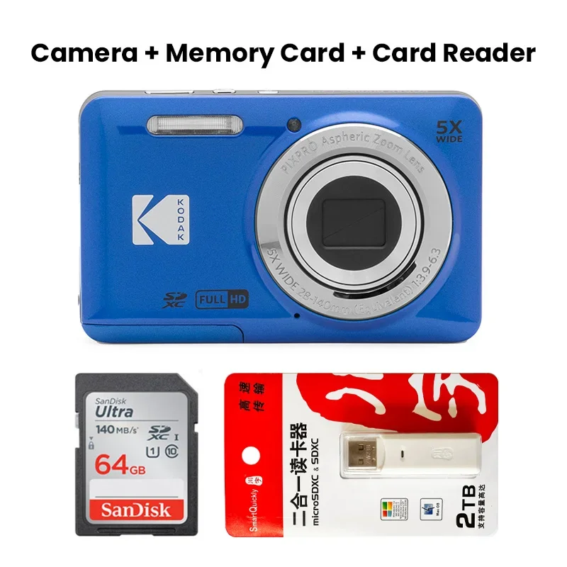 Blue memory card set