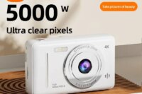 Xiaomi 4k Digital Camera Retro CCD Portable Camera 50 Million Pixels Auto Focus Entry-level Camera Dual Camera Flash Student CCD
