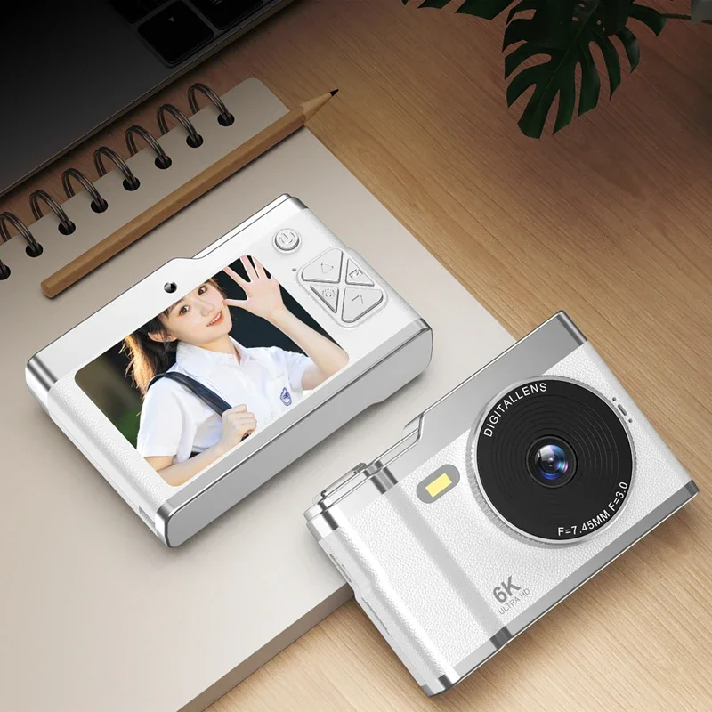 Xiaomi 6k Hd Digital Camera 6400W 2.4in Ips Display With Fill Light 8x Zoom Video Camera Student Ccd Portable Selfie Camera Xiaomi 6k Hd Digital Camera 6400W 2.4in Ips Display With Fill Light 8x Zoom Video Camera Student Ccd Portable Selfie Camera