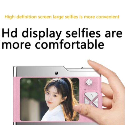 Xiaomi 6k Hd Digital Camera 6400W 2.4in Ips Display With Fill Light  8x Zoom Video Camera Student Ccd Portable Selfie Camera - Image 5
