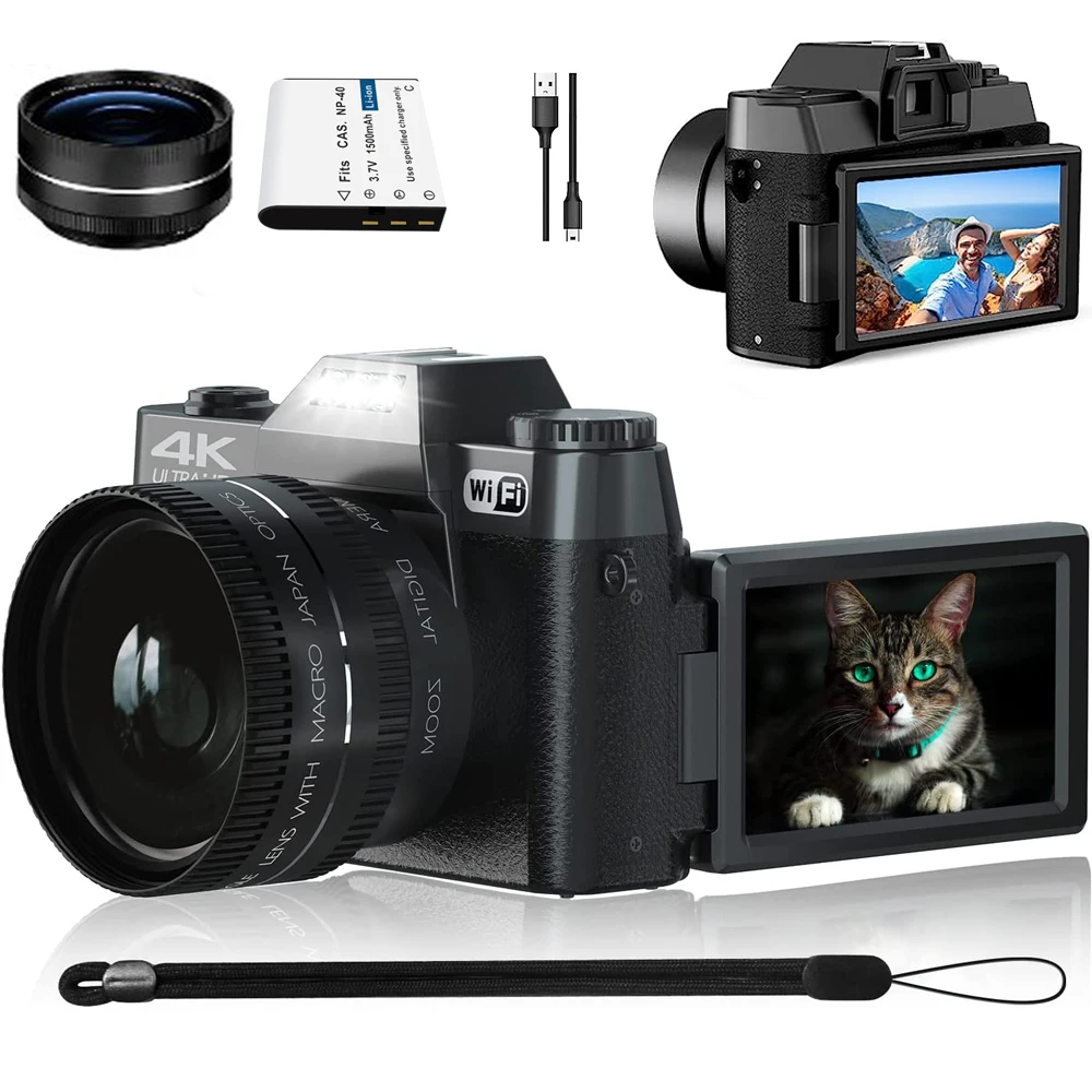 with lens
