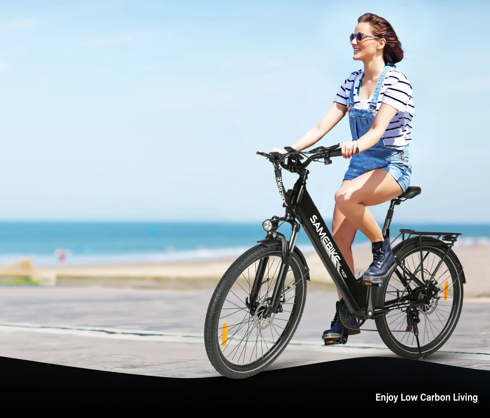 Samebike RS-A01 Pro-T 26Inch Electric Bicycle for Adults Mountain Bike 500W 36V 15Ah Lithium Battery City E-bike