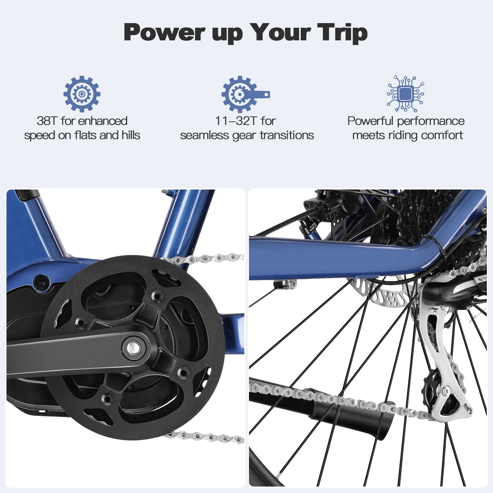 [ON SALE]Electric Mountian Bike 29inch 8Speeds E-bike 250W Mid Motor 43V12AH Removable Battery Adult Electric Bike Powerful MTB
