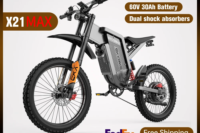 EKX X21 Electric Bike 3000W 48V30AH 85 km/h Samsung Battery Snow Electric motor vehicles 20 “* Off Road type Mountain EKX