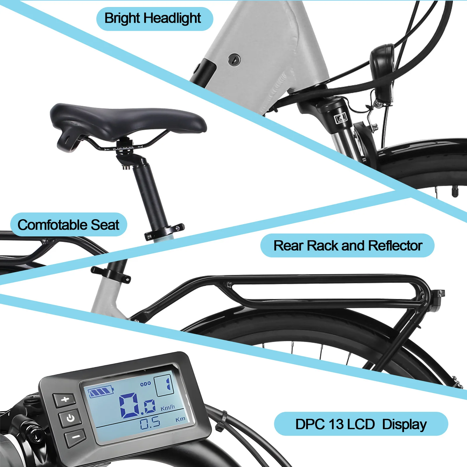 City E-bike 700C 8Speeds Middle Motor City Ebike Pedelec 43V12Ah Battery up to 150km, 28inch Electric Bike 250W Motor Max 25km/h City E-bike 700C 8Speeds Middle Motor City Ebike Pedelec 43V12Ah Battery up to 150km, 28inch Electric Bike 250W Motor Max 25km/h