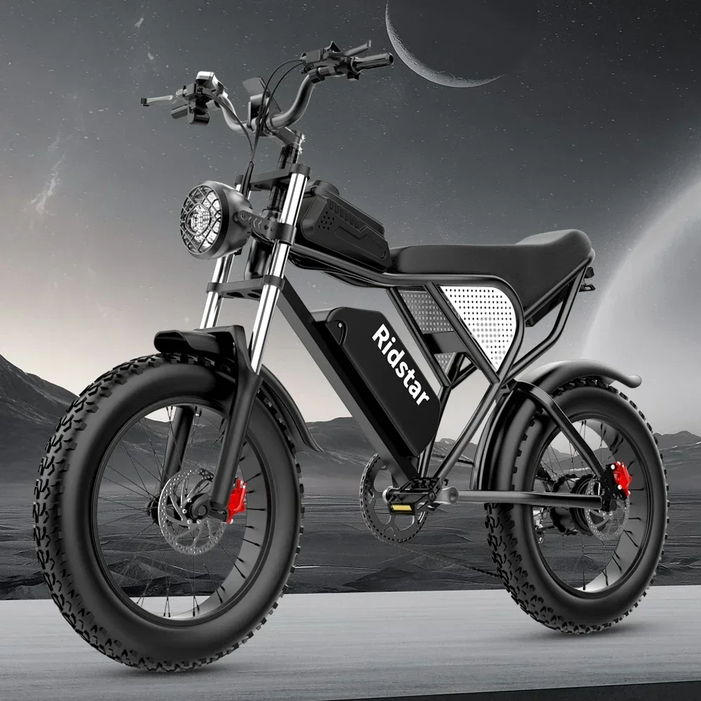 Electric Bicycle 2000W Dual Motor 52V40Ah Dual Lithium Battery Electric Bike Hydraulic Brake All Terrain 20 Inch Fat Tire E-Bike Electric Bicycle 2000W Dual Motor 52V40Ah Dual Lithium Battery Electric Bike Hydraulic Brake All Terrain 20 Inch Fat Tire E-Bike