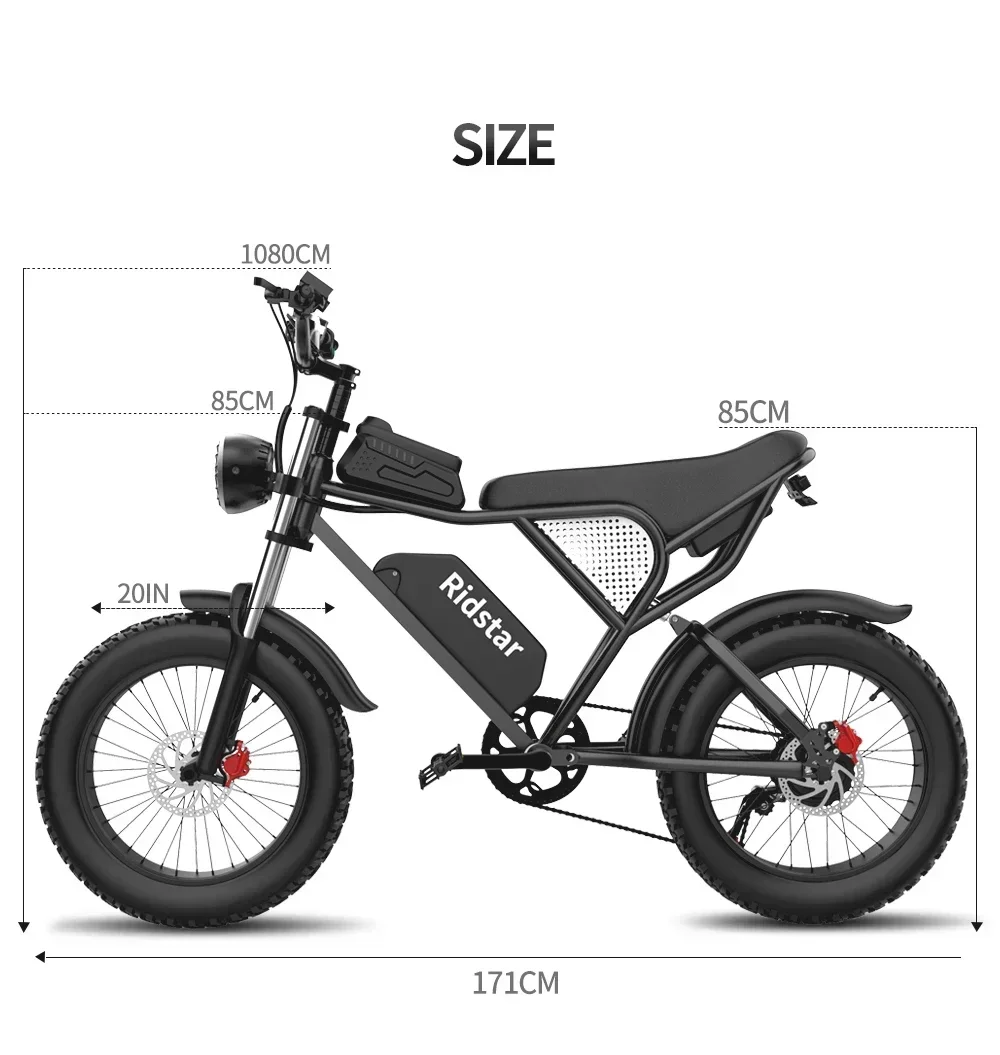 Electric Bicycle 2000W Dual Motor 52V40Ah Dual Lithium Battery Electric Bike Hydraulic Brake All Terrain 20 Inch Fat Tire E-Bike Electric Bicycle 2000W Dual Motor 52V40Ah Dual Lithium Battery Electric Bike Hydraulic Brake All Terrain 20 Inch Fat Tire E-Bike