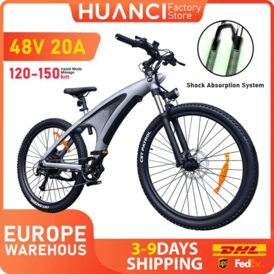 HUANCI Q5 electric bike ebike Adults Electric bicycle  48V 20AH 27.5 Inch electric e bike Electric bike Mountain electric bikes