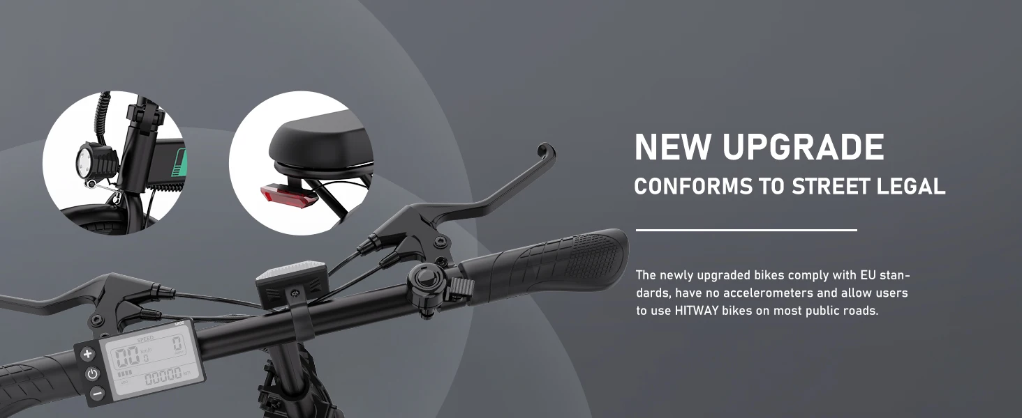 HITWAY Electric bike e-bike foldable city bike Lithium battery 36V/10.4Ah, electric mileage can reach 35-70k