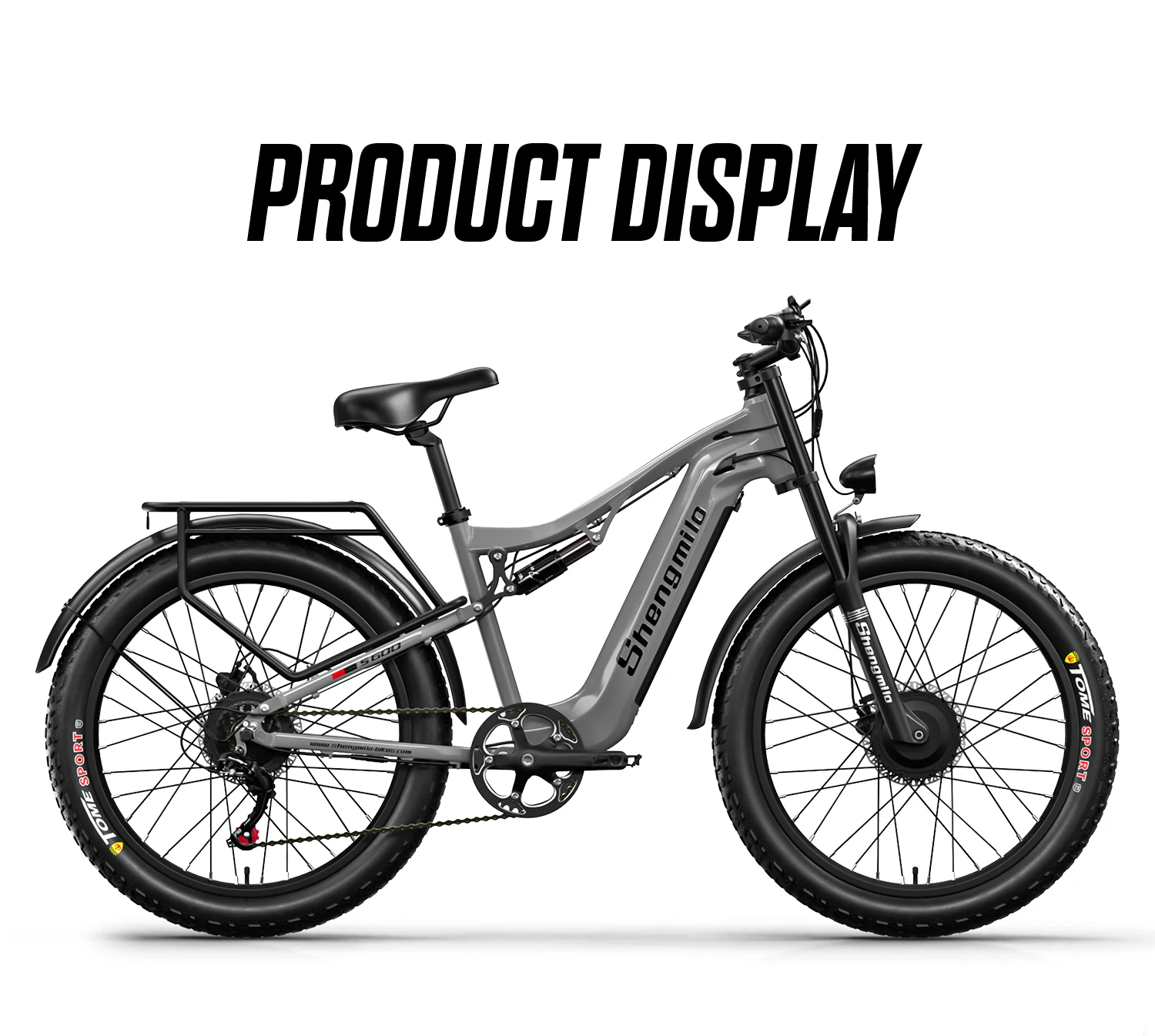 Shengmilo S600 Adult 2000W Men's E-Mountain ebike with Two Motors, 48V17.5AH840WH Battery,26 Inch Wide Tyre Men's Electric Bike Shengmilo S600 Adult 2000W Men's E-Mountain ebike with Two Motors, 48V17.5AH840WH Battery,26 Inch Wide Tyre Men's Electric Bike
