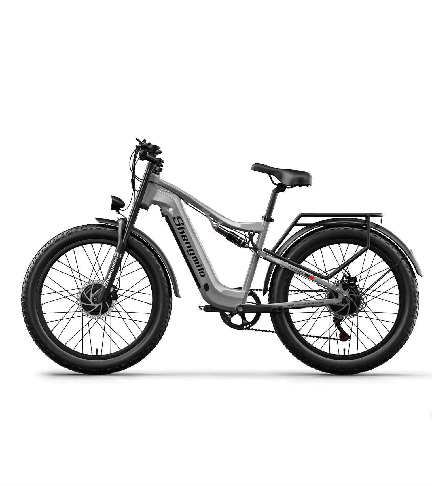 Shengmilo S600 Adult 2000W Men's E-Mountain ebike with Two Motors, 48V17.5AH840WH Battery,26 Inch Wide Tyre Men's Electric Bike Shengmilo S600 Adult 2000W Men's E-Mountain ebike with Two Motors, 48V17.5AH840WH Battery,26 Inch Wide Tyre Men's Electric Bike