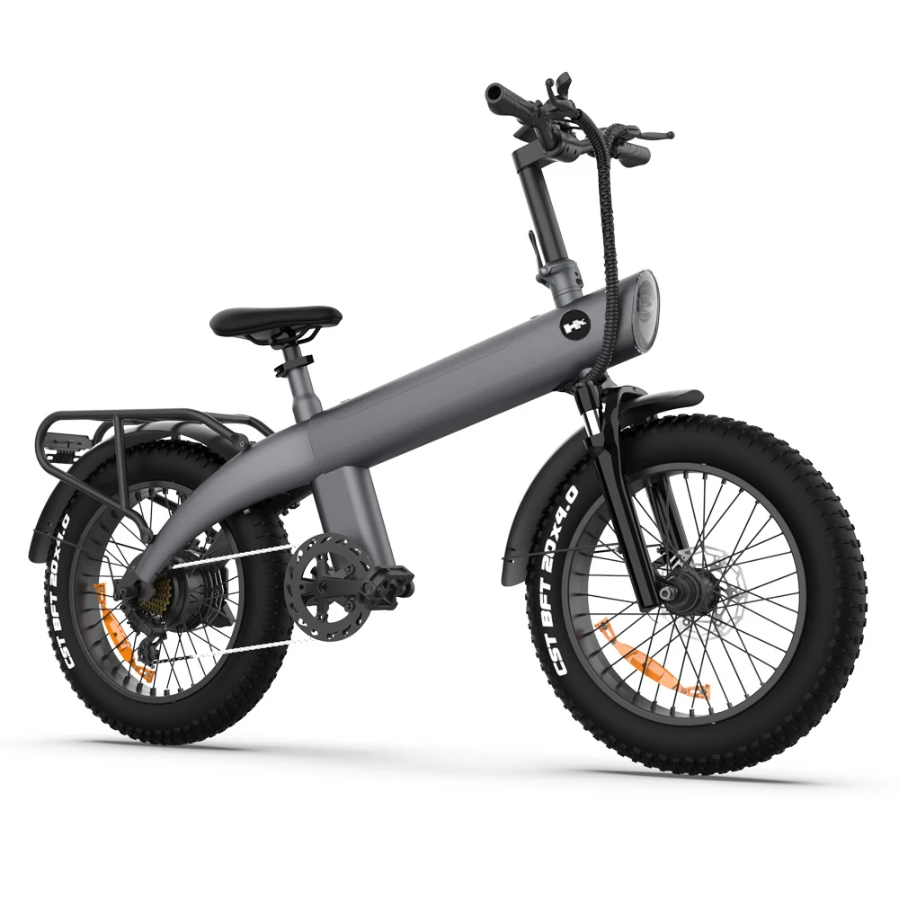 HX Q20PRO Adult Electric Bicycle 48V 20A E Bike Removable Battery Foldable Ebike 20 inch fat tire Electric Bike