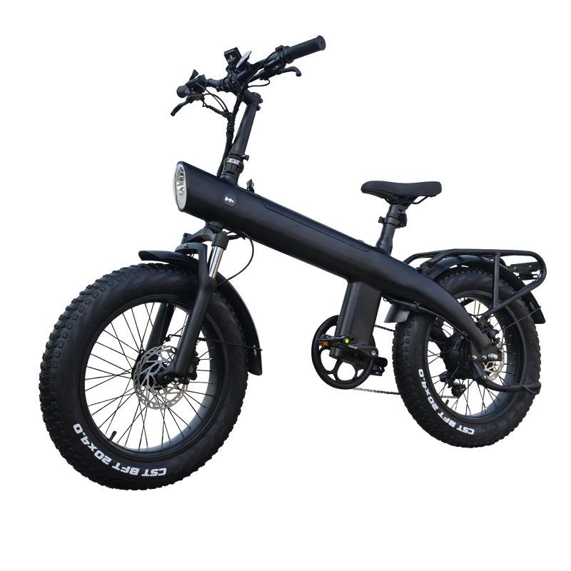 HX Q20PRO Adult Electric Bicycle 48V 20A E Bike Removable Battery Foldable Ebike 20 inch fat tire Electric Bike