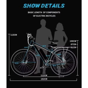 Ebike 750W Motor 48V30AH Dual Lithium Battery Electric Bike Aluminum Alloy Frame Adult 29-inch Tire All-terrain Electric Bicycle - Image 2